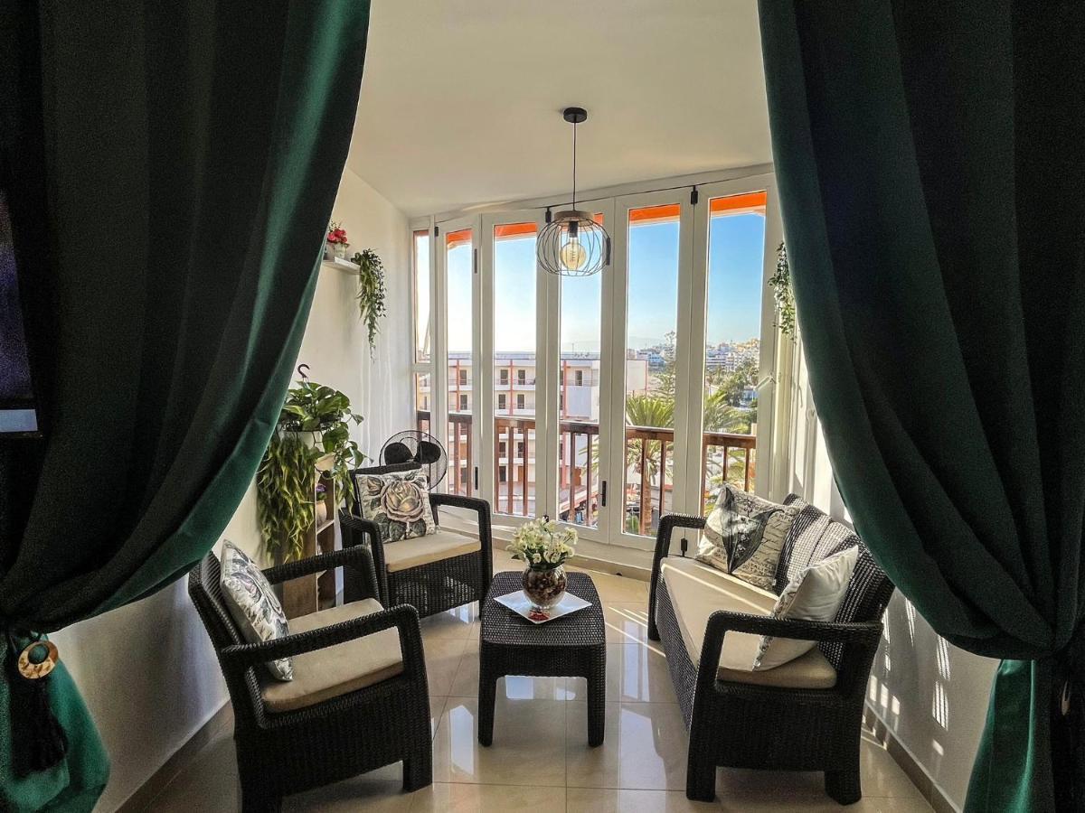 Luxory Dreamy Sunset, Seafront, Direct Access To The Promenade,Wifi,Pool,Free Parking Daire Los Cristianos  Dış mekan fotoğraf