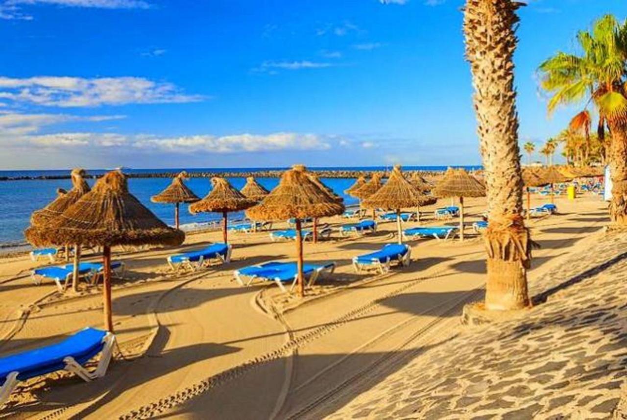 Luxory Dreamy Sunset, Seafront, Direct Access To The Promenade,Wifi,Pool,Free Parking Daire Los Cristianos  Dış mekan fotoğraf